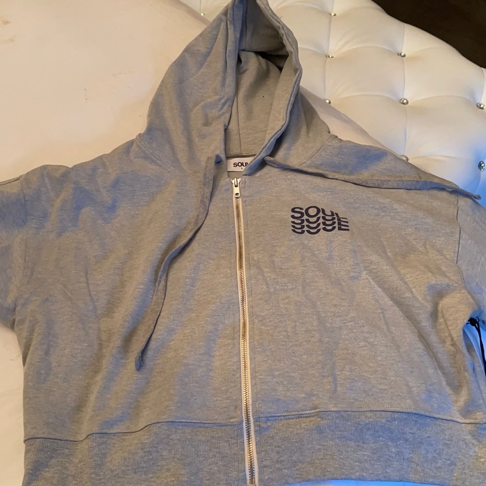 Authentic Soulcycle  cropped hoodie
